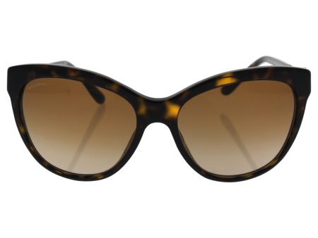 Bvlgari Bv8158 504 13 - Dark Havana brown Gradient Sunglasses For Women  57-17-140 mm For Sale