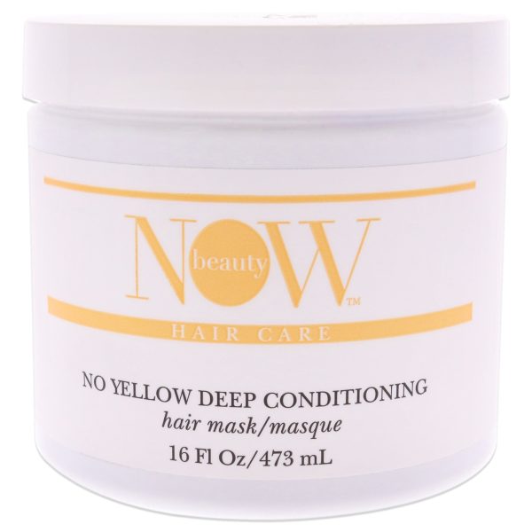 Ultra Hydrating No Yellow Hair Mask by NOW Beauty for Unisex - 16 oz Masque Cheap