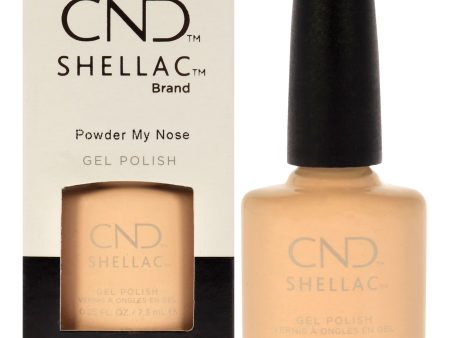 Shellac Nail Color - Powder My Nose by CND for Women - 0.25 oz Nail Polish Online