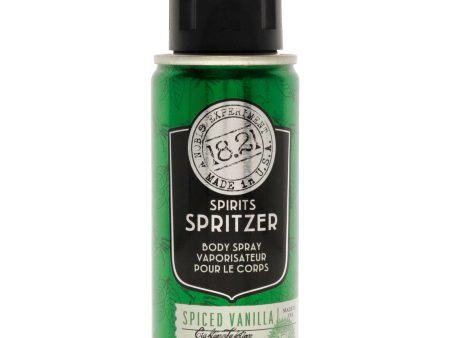 Spirits Spritzer - Spiced Vanilla by 18.21 Man Made for Men - 3.4 oz Body Spray Supply