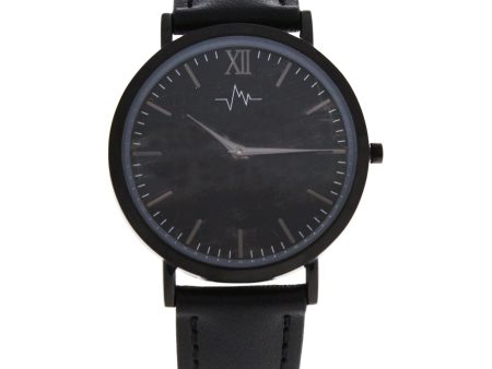 Andreas Osten Ao-176 Hygge - Black Charcoal black Leather Strap Watch By Andreas Osten For Women - 1 Pc Watch  1 Pc Discount