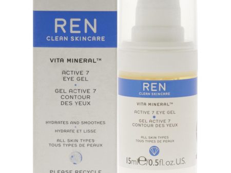 Vita Mineral Active 7 Eye Gel by REN for Unisex - 0.5 oz Eye Gel on Sale