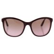 Vogue VO5033S Sunglasses 238714-54 - Top Dk Bordeaux pink Transp Frame, Pink Gradient Brown Discount