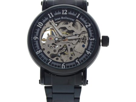 Jean Bellecour Redh3 Black Stainless Steel Bracelet Watch Watch For Men 1 Pc Hot on Sale