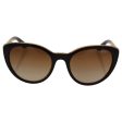 Vogue VO2963S Sunglasses 228713-53 - Top Purple yellow Frame, Brown Gradient Online Sale