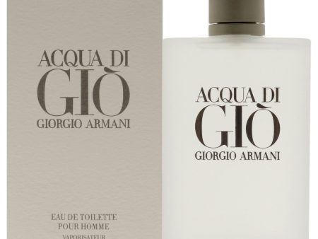 Acqua Di Gio by Giorgio Armani for Men - 6.7 oz EDT Spray For Sale