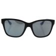 Vogue Eyewear Womens Sunglasses (VO2896) Black Silver Plastic - Non-Polarized - 54mm Online now