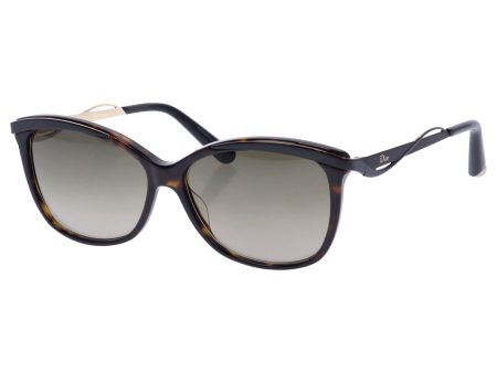 Christian Dior Dior Metaleyes 2 6NYHA - Dark Havana by Christian Dior for Women - 57-14-140 mm Sunglasses Cheap