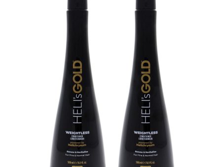 Weightless Conditioner by Helis Gold for Unisex - 16.9 oz Conditioner - Pack of 2 Fashion