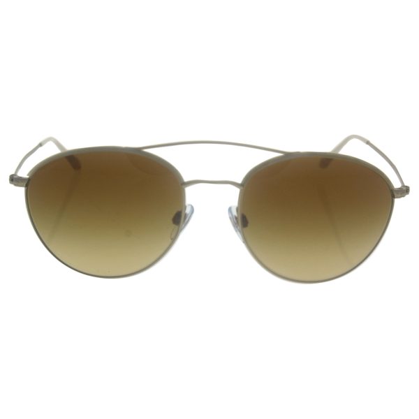 Giorgio Armani - FRAMES OF LIFE AR 6032J, Round, steel, women, CREAM BROWN YELLOW SHADED(3124 2L), 55 18 140 For Discount