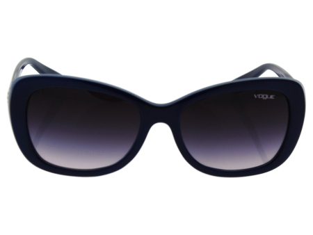 VOGUE Sunglasses VO 2943SB 238836 Top Dark Blue Blue Transparent 55MM Sale