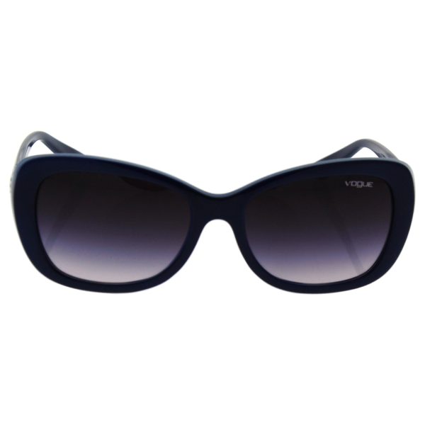 VOGUE Sunglasses VO 2943SB 238836 Top Dark Blue Blue Transparent 55MM Sale