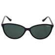 Vogue VO2940S Sunglasses W44 71-58 - Black Frame, Gray Green Online