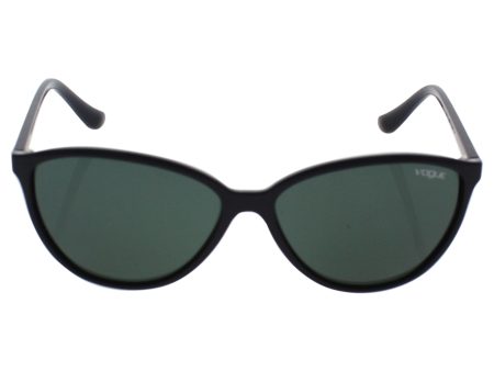 Vogue VO2940S Sunglasses W44 71-58 - Black Frame, Gray Green Online