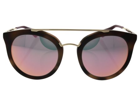 Prada PR23SS USG5L2 Women Sunglasses, Striped Dark Brown, 53mm on Sale