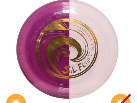 Sol Flyer Sport Disc - Purple by DelSol for Unisex - 1 Pc Flyer Cheap