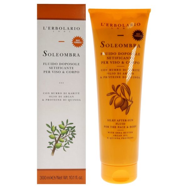 Soleombra Silky After-Sun Fluid by LErbolario for Unisex - 10.1 oz Sunscreen Hot on Sale