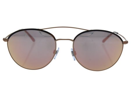 Giorgio Armani Ar 6032j 3004 4z Frames Of Life - Matte Bronze grey Rose Gold By Giorgio Armani For Women - 55-18-140 Mm For Sale