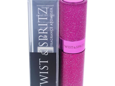 Twist And Spritz Atomiser - Hot Pink Glitter By Twist And Spritz For Women - 8 Ml Refillable Spray (  8 ml Cheap