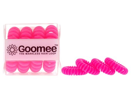 The Markless Hair Loop Set - Panther Pink by Goomee for Women - 4 Pc Hair Tie For Cheap