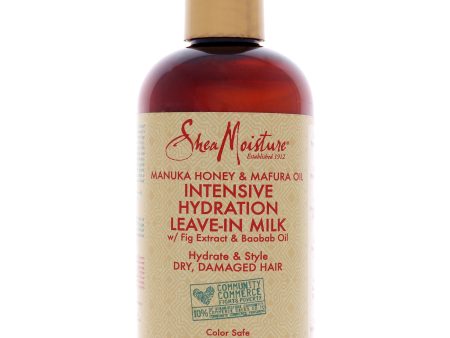 Shea Moisture Manuka Honey and Mafura Oil Intensive Hydration Leave-In Milk for Unisex, 8 Ounce For Cheap