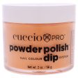 Pro Powder Polish Nail Colour Dip System - Carrot Orange by Cuccio for Women - 1.6 oz Nail Powder For Discount