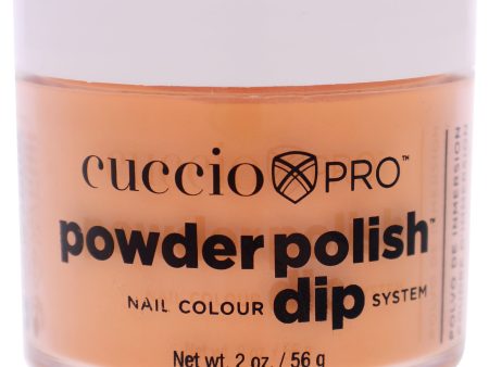 Pro Powder Polish Nail Colour Dip System - Carrot Orange by Cuccio for Women - 1.6 oz Nail Powder For Discount