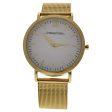 Andreas Osten Ao-130 Distrig - Gold Stainless Steel Mesh Bracelet Watch By Andreas Osten For Women - 1 Pc Watch  1 Pc Fashion