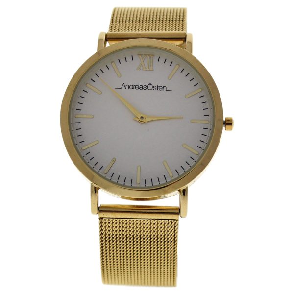 Andreas Osten Ao-130 Distrig - Gold Stainless Steel Mesh Bracelet Watch By Andreas Osten For Women - 1 Pc Watch  1 Pc Fashion