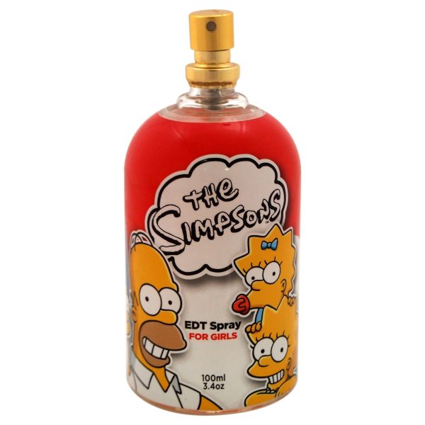 The Simpsons - For Girls by Twentieth for Kids - 3.4 oz EDT Spray (Tester) Online Hot Sale