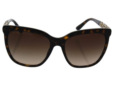 Bvlgari Women s BV8173B Sunglasses Dark Havana Gray Gradient 56mm on Sale