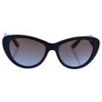 Vogue VO 2990S 2325 48 Dark Blue Fantasy Frame Brown Azure Shaded Lens 54 on Sale