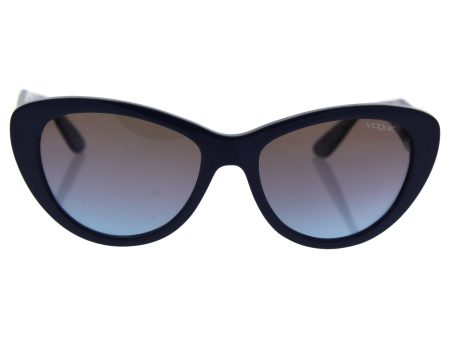 Vogue VO 2990S 2325 48 Dark Blue Fantasy Frame Brown Azure Shaded Lens 54 on Sale