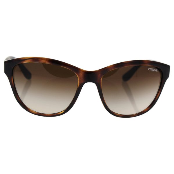 VOGUE Women s Injected Woman Sunglass 0VO2993S Cateye Sunglasses, Dark Havana, 57 mm Fashion