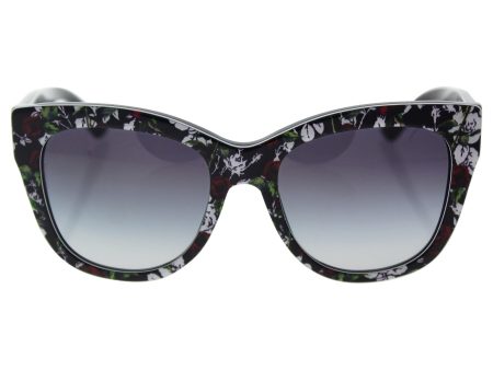 Dolce & Gabbana Women s 0dg4270, Top Print Rose Black Grey Gradient, 55 mm Supply