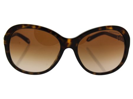 Tiffany & Co. TF4104HB - 80153B Sunglasses Havana w  Brown Gradient Lens 58mm For Discount