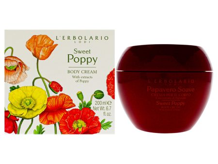 Sweet Poppy Body Cream by LErbolario for Unisex - 6.7 oz Body Cream Sale