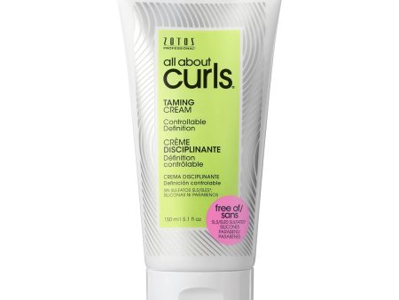 All About Curls Taming Cream  Free of SLS SLES Sulfates, Silicones & Parabens  Color-safe, 5-Ounce, clear (903241) For Discount