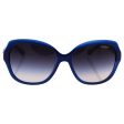 Vogue VO2871S Sunglasses 238436-56 - Top Dark Blue violet Transp Frame, Pink Gradient Grey on Sale