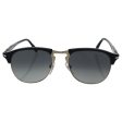 Persol Men s PO8649S Sunglasses Black Gradient Grey 53mm Online