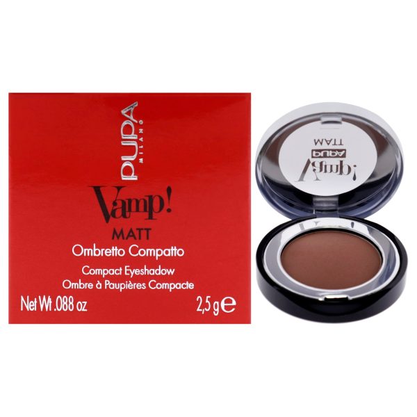 Vamp! Matt Compact Eyeshadow - 040 Warm Nude by Pupa Milano for Women - 0.088 oz Eye Shadow Fashion