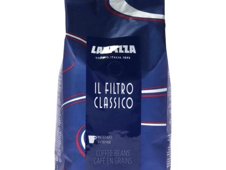 Lavazza Il Filtro Classico Dark Roast Whole Bean Coffee 2.2LB Bag For Sale