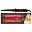 The Bombshell Cone Rod Curling Iron - Black by Sultra for Unisex - 1 Inch Curling Iron Supply