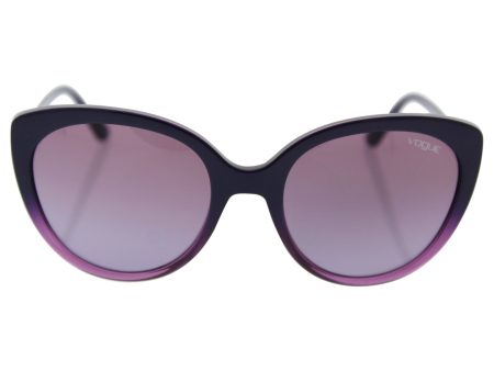 Vogue VO5060S 24138H Violet VO5060S Cats Eyes Sunglasses Lens Category 2 Size 5 Online now