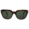 Persol Designer Sunglasses Film Noir Edition PO3111S-24 31 in Havana & Grey Lens Cheap