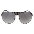 MICHAEL KORS Sunglasses MK 1006 105911 Black Silver Leopard Black 62MM Online now