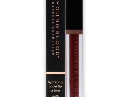 Youngblood Clean Luxury Cosmetics Hydrating Liquid Lip Creme | Soft Velvety Matte Long Lasting Moisturizing Non-Sticky Liquid Lipstick | Vegan, Cruelty Free, Paraben Free, Gluten Free (La Dolce Vita) Discount