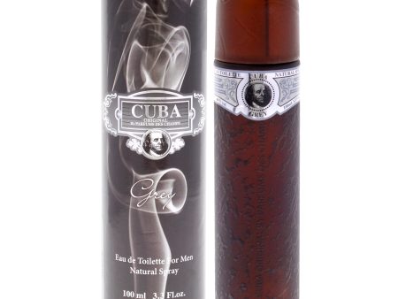 Cuba Grey by Cuba for Men - 3.3 oz EDT Spray (Tester) For Discount