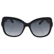 Dolce and Gabbana DG4244 501 T3 Black Logo Plaque Butterfly Sunglasses Polarise Supply