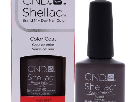 Shellac Nail Color - Rubble by CND for Women - 0.25 oz Nail Polish Fashion